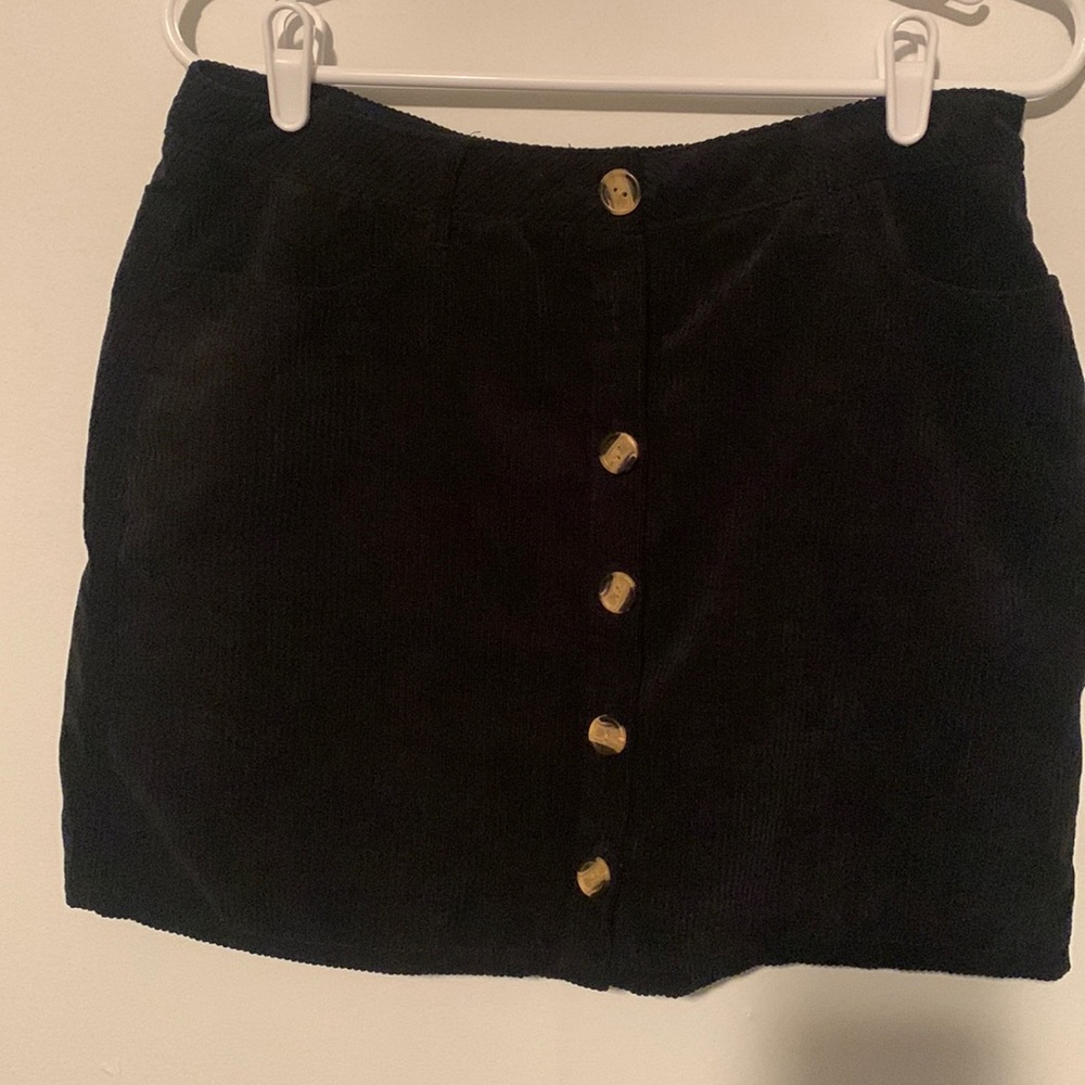 Ambiance Apparel Corduroy Mini Skirt